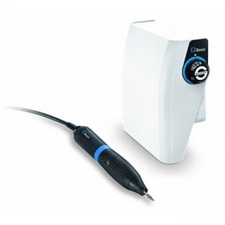 Schick Dental Q Basic - микромотор зуботехнический для фрезеровки, заглаживания и полировки, резки воска и металла, коленный, 40000 об/мин