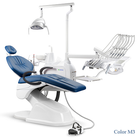 GreenMED S200 – Стоматологическая установка с мягкой обивкой и с верхней подачей