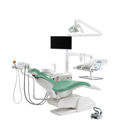 Miglionico NT — стоматологическая установка с верхней подачей инструментов