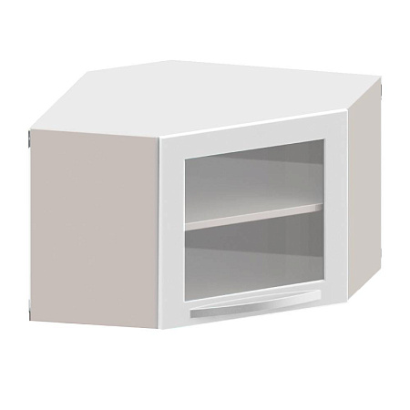 ВИТАЛИЯ Н2 ЛЮКС угловой — Навесной медицинский шкаф стеклянная дверца