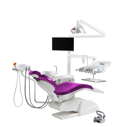 Miglionico NT — стоматологическая установка с верхней подачей инструментов