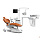 SILVERFOX 8000B-SRS0 – Стоматологическая установка с нижней подачей и с мягкой обивкой